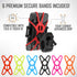 TruActive Premium Bike Phone Mount Holder | Universal Cell Phone Mount for 4"-7" Phones | Includes 6 Reusable Color Bands | Tool Free Handlebar Mo...