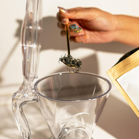 Tea Infuser for Loose Leaf Tea, Round, Clear...