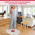 Scrub brush, Spin Mop Scrub Brush Head Replacement + Refill Base Compatible with O Cedar EasyWring 1-Tank System, Hard Bristles Floor Scrubber, Tu...