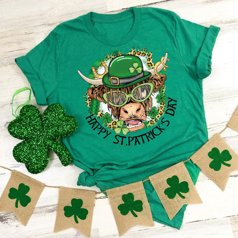 6 Sheets St. Patrick's Day Iron on Patches Lucky Shamrock Gnome Iron Transfer Vinyl Heat Iron Patches St. Patrick's Day Iron Decals Irish Holiday ...