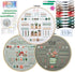 ETSPIL 3 Sets Embroidery kit for Beginners Adults?Learn 33 Different Stitches DIY Kits ?includes Stamped Flower Pattern, Hoop, Color Threads,Tools...