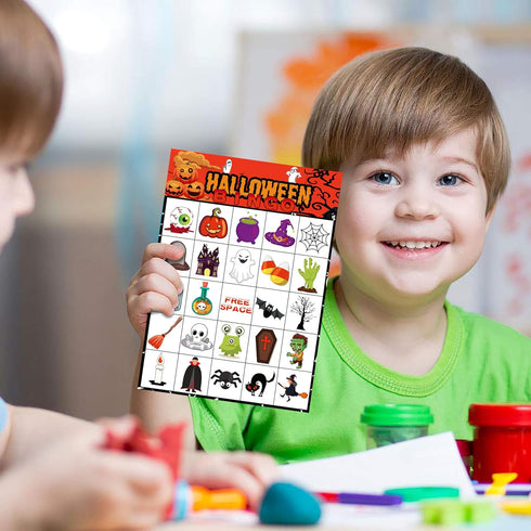 40 Players Halloween Bingo Game Cards - Hallowmas Goodie Bags Stuffers Gifts for Kids Holiday Activity Party Supplies Favors...