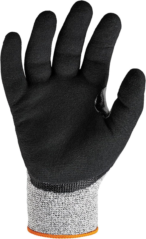 Ergodyne unisex adult Cut Resistant Work Gloves, A3, Surfaces, ANSI A3 Sandy Nitrile Coated Palms for Optimal Grip with Rough Surfaces 13g, Gray, ...
