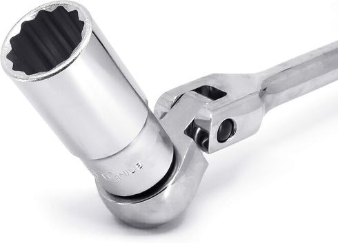 Genius Tools 1/2" Dr. 25mm Deep Hand Socket (12-Point) - 437825...