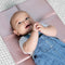 Baby Changing Mat - Wipeable, Portable Changing Pad, Travel Changing Mat for Baby or Small Toddler, Easy to Fold or Roll Up - Faux Leather (Rose G...