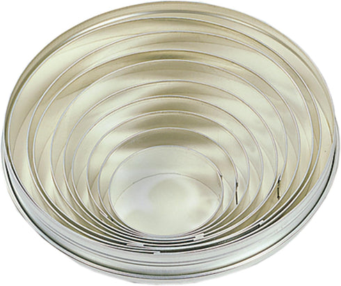 Fox Run, 1 x 6 x 6 inches, Round Cookie Cutter Set...