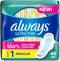 Always Ultra Thin Pads with Wings, Size 1, Regular, 46 Count...