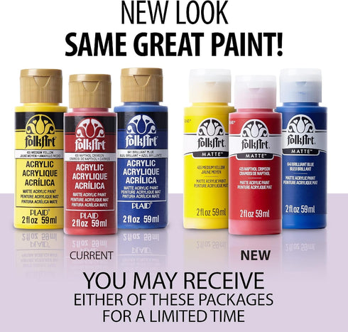 FolkArt Acrylic Paint in Assorted Colors (2 oz), 227, Bright Green...