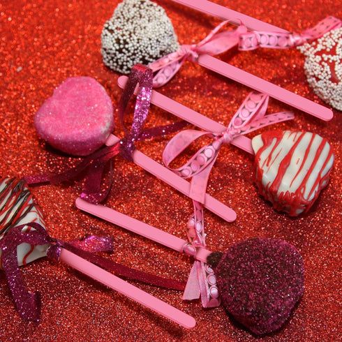 30 Pieces Acrylic Reusable Cakesicle Sticks Cake Pop Mold Mirror Ice Pop Sticks Ice Cream Cakesicle Mold for Home Cake Candy Gifts Party Craft (Pi...