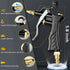 High Volume Air Blow Gun with Brass Adjustable Air Nozzle, Industrial Air Blower Gun with 2 pcs Steel Extensions and 13.7 Inch Universal Blow Hose...