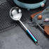Berglander Cooking Ladle, Stainless Steel Rainbow Handle Soup Ladle Soup Spoon With Titanium Plating, Metal Ladle For Cooking, Colorful Handle Kit...