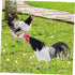2pcs Decorative Garden Inserts Outdoor Sculpture Garden Poultry Statue Outdoor Sign Garden Stake Yard Sign Outside House Decor Garden Chicken Stat...