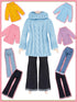 Bencailor 8 Pieces Doll Clothes 11.5 Inch Girl Doll Accessories Cotton Elf Sweaters Denim Pant Regular Outfit Doll Clothing (Cute Turtleneck Sweat...