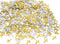1.6 Ounce Crossed Christening Confetti Gold Silver Glitter Cross Metallic Sequins Table Scatter for Baby Shower, Wedding, Birthday, Communion Bapt...