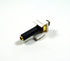3.5mm Keystone Snap-in Stereo Jack White Female in-line Modular Coupler for Wall Plate; 45-774...