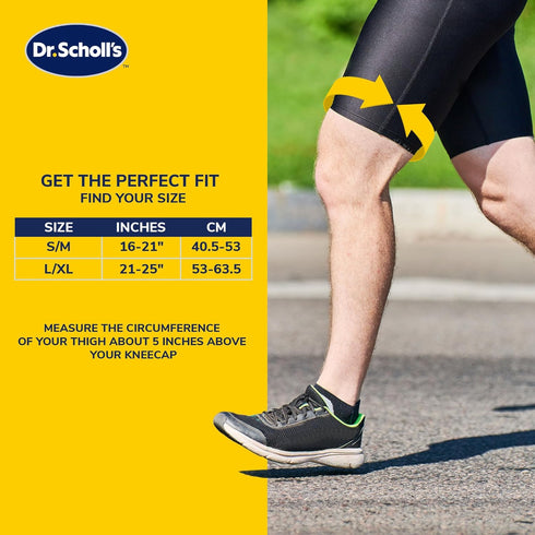 Dr. Scholl's Compression Leg Sleeve with Breathable & Copper-Infused Fabric for Pain Relief & Support (Sizes S-XL)...
