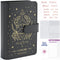 SOUL MAMA Zodiac Budget Binder with Cash Envelopes for Budgeting – Black Cancer A6 Binder, Money Organizer for Cash Binder, Money Saving Binder wi...