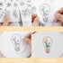 Water Soluble Embroidery Stabilizer - CRASHOT 3 Sheets 26 Pcs Stick and Stitch Embroider Paper Wash Away, Embroidery Patterns, Flower Floral leave...