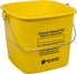 San Jamar Kleen-Pail® Plastic Cleaning Bucket 6 Quarts Yellow...