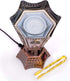 AM Bakhoor Electric Incense Burner - Oud Frankincense Resin Burner 6.5 Inches Tall (Hexagon) (Copper)...