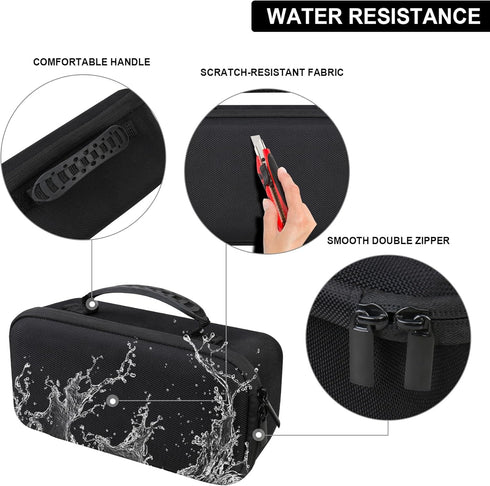 Hard Carrying Case for Sony ULT Field 1 Wireless Ultra Portable Bluetooth Compact Speaker, Wireless Portable Speaker Protection Case with Mesh Poc...