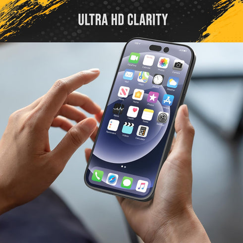 magglass Compatible with iPhone 15 Pro Screen Protector (2 Pack) Camera Lens Guard, Bubble-free Applicator Tool (High Clarity 9H Tempered Glass)...