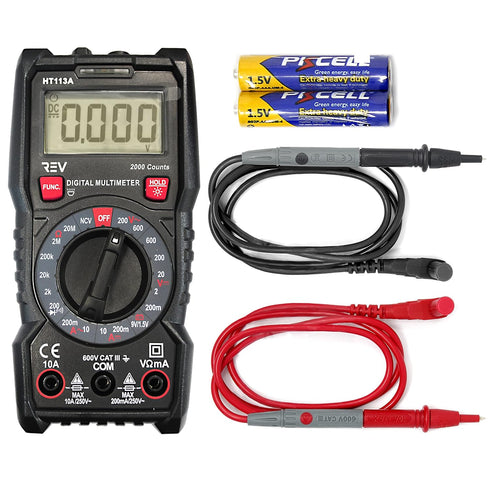 VViViD REV Digital Multimeter (2000 Counts) AC/DC Electric Battery and Live Wire Tester...