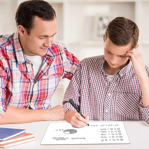 2 Pack Dry Erase XY Axis Lap Board 9”X12” | Interactive Learning Coordinate Grid Whiteboard (Double Sided)...