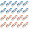 20Pcs Lever Nuts Wire Connectors, Inline Wire Connectors, 1 Conductor Compact Lever Wire Connectors, Compact Splicing Electrical Connectors Butt T...