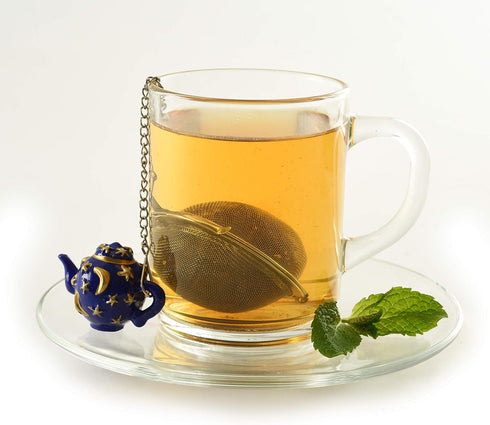 Norpro Stainless Steel 2-Inch Mesh Tea Infuser Ball with Teapot Weight...