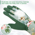 WANCHI Gardening Gloves, Durable and Comfortable Women's Long Garden Gloves for Gardening Work and Yard Work, Leather Gardening Gloves for Women, ...