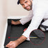WILLBOND 2 Pack 10 ft x 3 Inch Cable Floor Strip Cable Cover Cords Carpet Protector Management Hook and Loop Tape for Wires on Floor Cords and Pre...