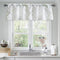FMFUNCTEX Valance Curtain for Kitchen Bathroom Bedroom Green and Grey Branch Print on Linen Window Valances for Living Room Rod Pocket Window Trea...