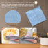 2024 New Multipurpose Wire Dishwashing Rags for Wet and Dry, Dual-Sided Structure, Non Scratch Wire Dish Cloth, Multipurpose Wire Miracle Cleaning...