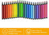 The Pencil Grip Magic Tri Stix, Non-Toxic and Washable Markers For Kids, 24 Assorted Stix Markers, TPG-397...