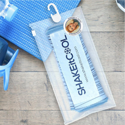 Cooling Towel – Be Cool in Style - Heat Relief, Soft, Lightweight, Sun Protection, Easy Clean - Perfect for Biking, Hiking, Running, Yoga, Golf, G...