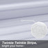 Viseeko Window Privacy Film:Stripe Frosted Glass Windows Films Non-Adhesive Blinds Vinyl for Door Cover Privacy Static Cling Home Office UV Protec...