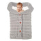 Newborn Baby Swaddle Blanket, Baby Kids Toddler Knit Soft Warm Fleece Blanket Swaddle Sleeping Bag Stroller Unisex Wrap for Boys Girls (Grey)...