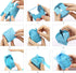 Kslong Blue Baby Shower Favor Boxes, 50Pcs Elephant Favor Boxes for Baby Boy Laser Cut Candy Boxes with Ribbon for Birthday Wedding Party Decorati...