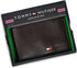 Tommy Hilfiger Men's Leather Wallet - Thin Sleek Casual Bifold with 6 Credit Card Pockets and Removable ID Window, British Brown...
