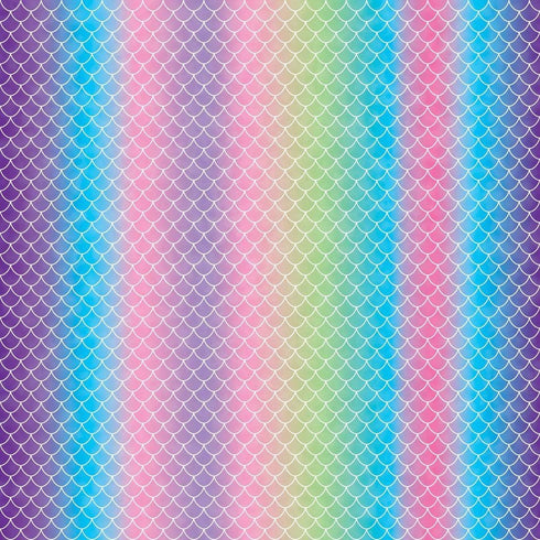 Cricut Infusible Ink Transfer Sheets -4 Sheets 12" x 12" - Mermaid Pattern - for Cricut EasyPress, Maker, Explore Air 2...