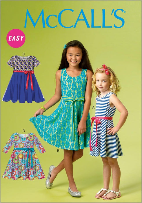 McCall Pattern Company M6915 Chidren's/Girls Dresses, Size CCE...