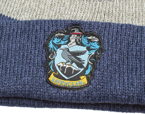 Harry Potter Hogwarts Houses Knit Scarf & Pom Beanie Set...