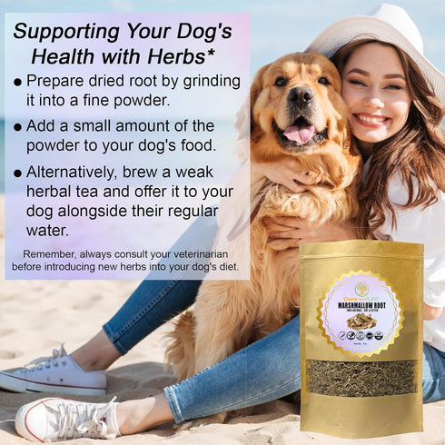 Cure wid Pure Organic Marshmallow Root Herb 4 Oz – Cut & Sifted Marshmallow Root Tea in Eco-Friendly Resealable Bag Versatile Choice for Herbal Te...