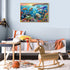 Underwater World Jigsaw Puzzles for Kids Ages 4-8 4-6 5-8 8-10 Year Old,100 Piece Ocean Shark Whale Jigsaw Puzzle for Children Learning Educationa...