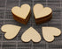 Shapenty Unfinished Wooden Hearts Bulk Blank Wood Slices Discs DIY Craft Cutout Pieces for Wedding Guest Signing Book Frame Album Valentine Christ...