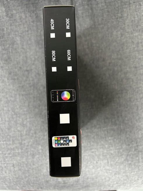 Car Headlight LED Strip, 24Inch RGB Multi Color Headlight Surface LED Daytime Running Lights Flexible DRL Tube Strip Sequential Neon Decorative Sw...