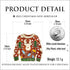 RareLove Vintage Ugly Christmas Sweater Brooch Cute Reindeer Crystal Rhinestone Christmas Tree Christmas Brooch Pins and Brooches for Women Girls ...