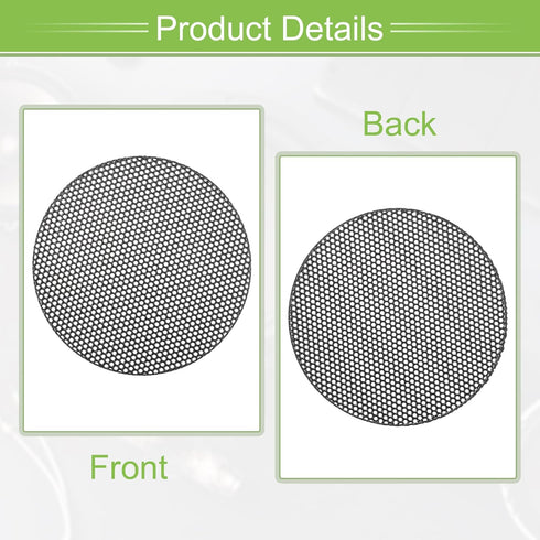 ACROPIX Universal 2.5 Inch Speaker Grills Mesh for Audio Subwoofer 65x4mm Grille without Frame Black - Pack of 4......