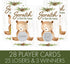 DISTINCTIVS Woodland Teddy Bear Baby Shower Scratch Off Party Game, We Can Bearly Wait Gender Reveal Party Activity - 28 Cards...